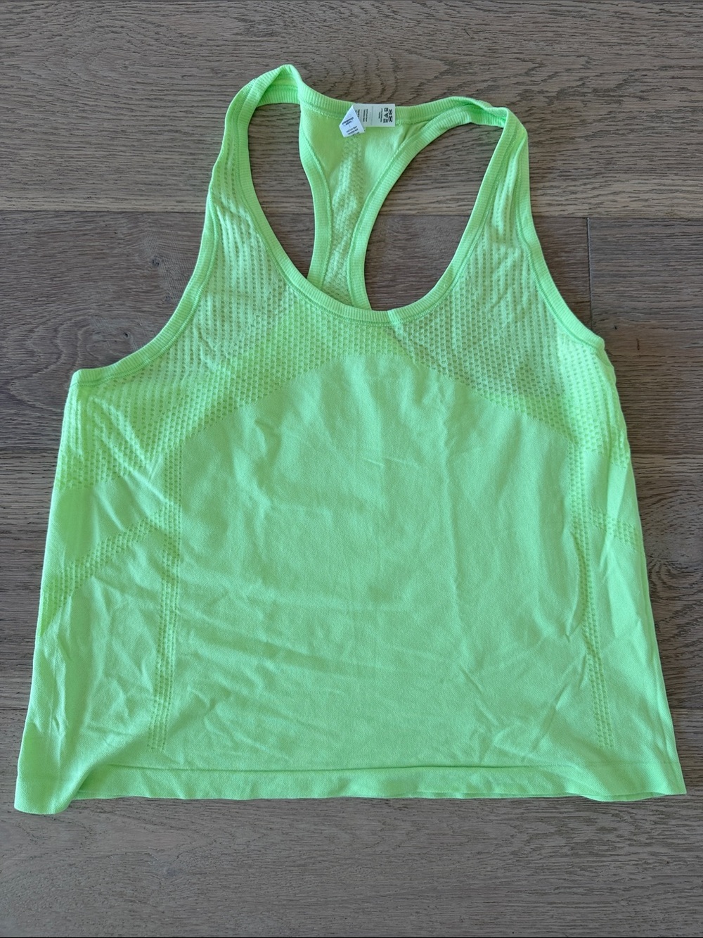 ALO Yoga Neon Lime Racerback Tank